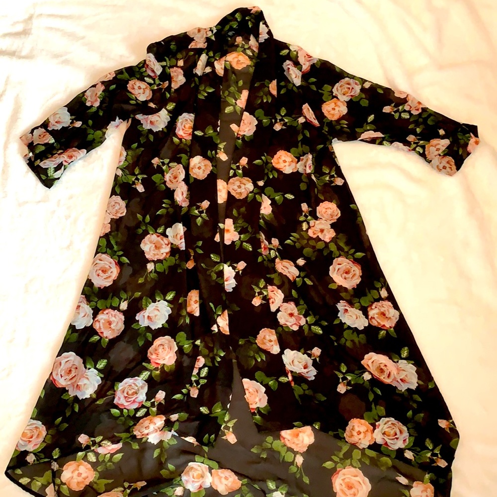 Forever 21 floral kimono